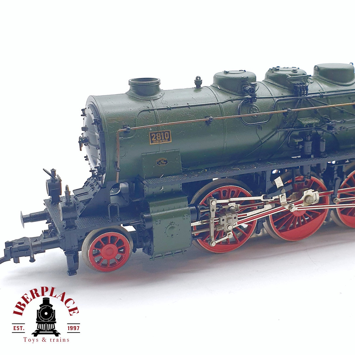 ♻️ 2da mano - AC Fleischmann 1885 Set locomotora P.St.B. 2810 vagones pasajeros H0 escala 1:87
