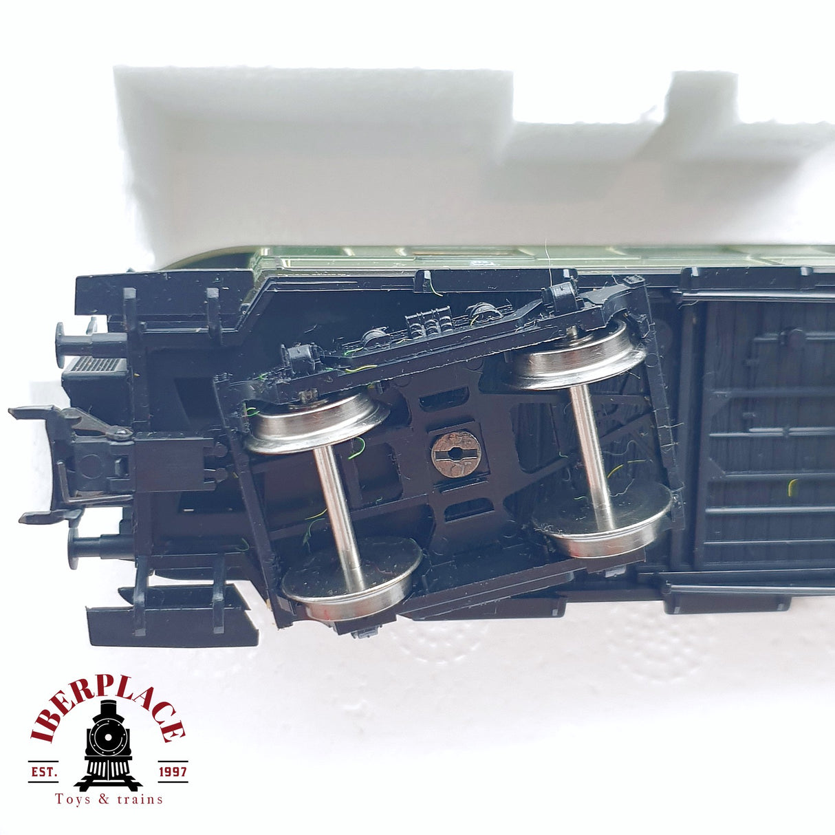 ♻️ 2da mano - AC Fleischmann 1885 Set locomotora P.St.B. 2810 vagones pasajeros H0 escala 1:87