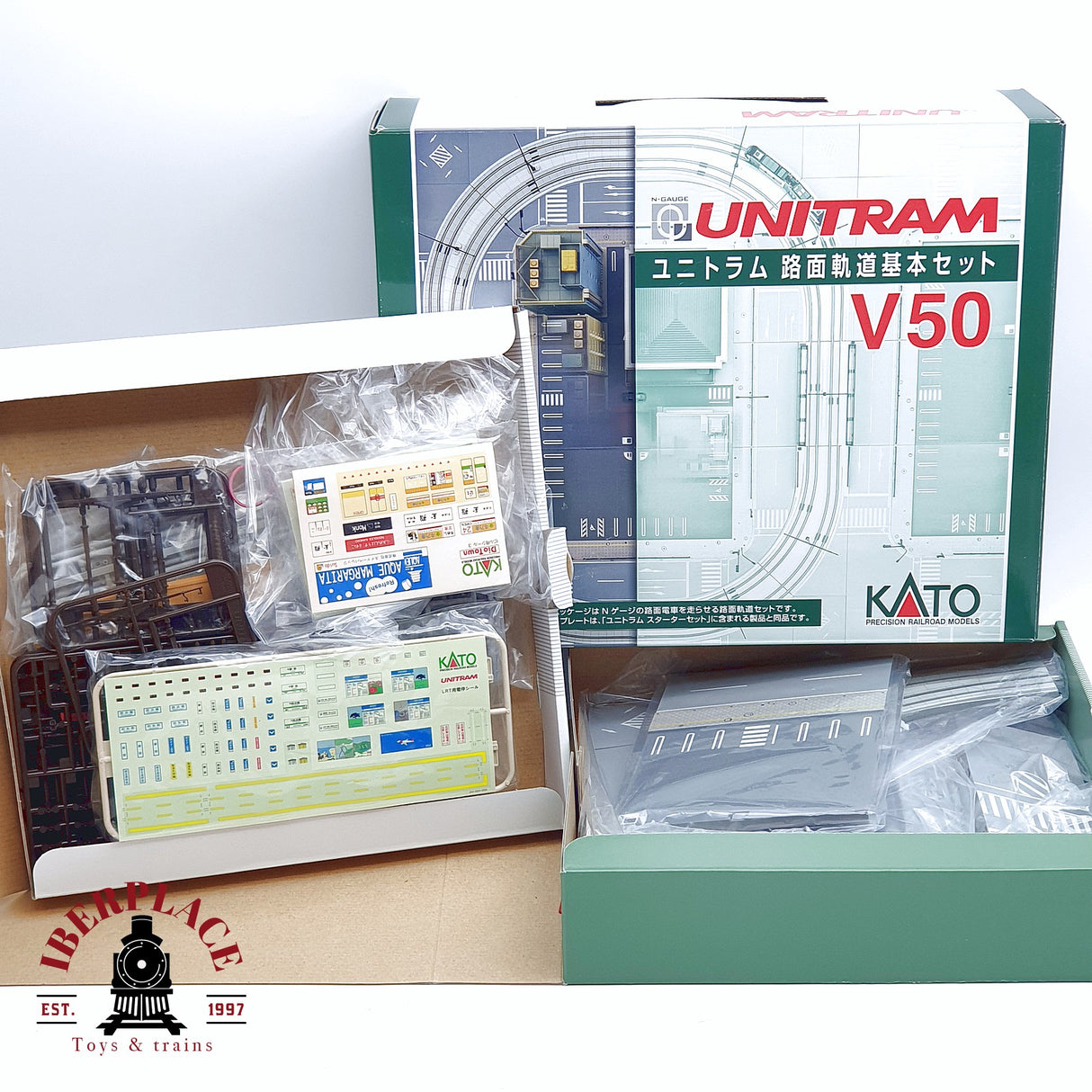 ♻️ 2da mano - Kato 40-800 Conjunto básico de vías V50 N escala 1:160