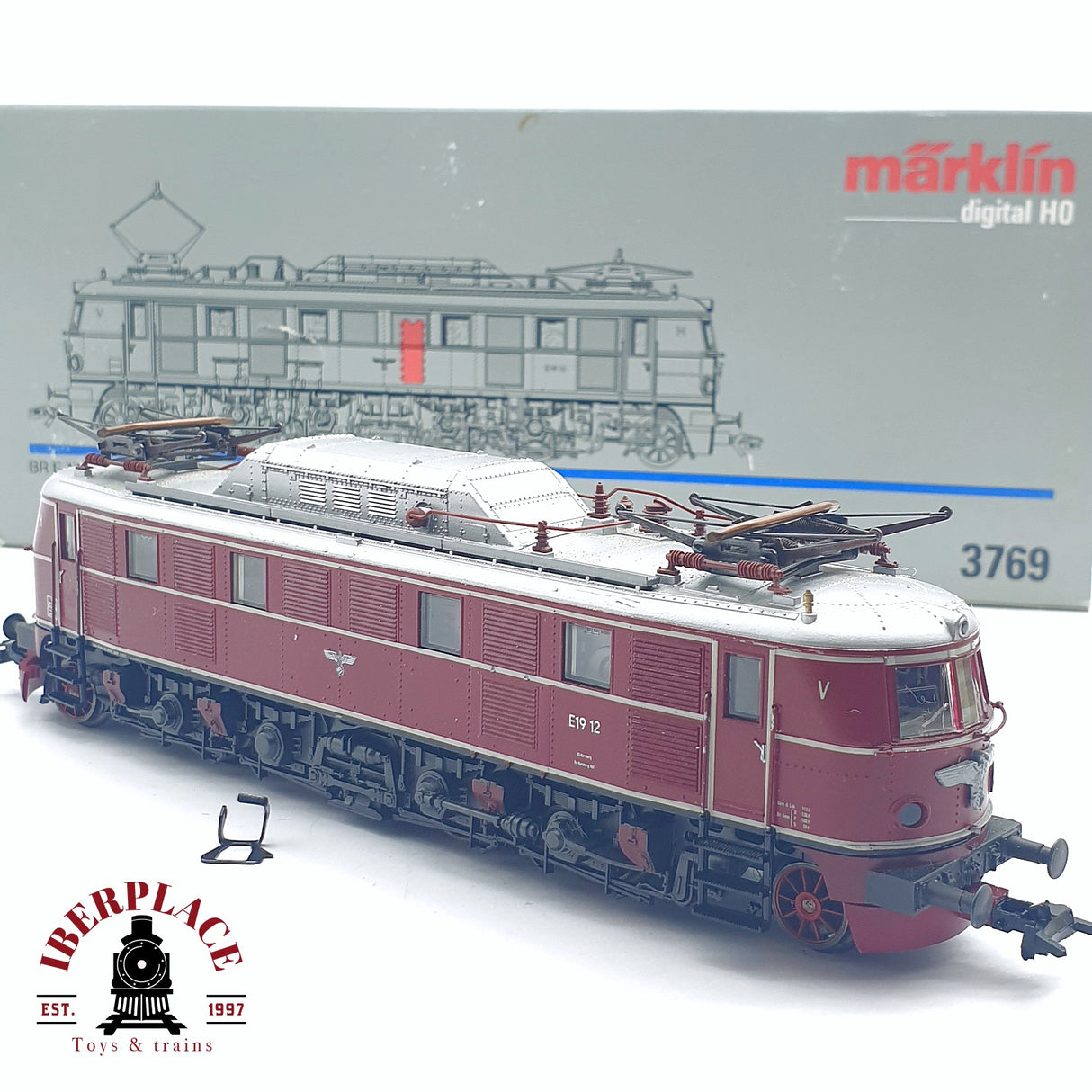 ♻️ 2da mano - Märklin 3769 Digital Locomotora eléctrica BR E 19 12 Roja H0 escala 1:87