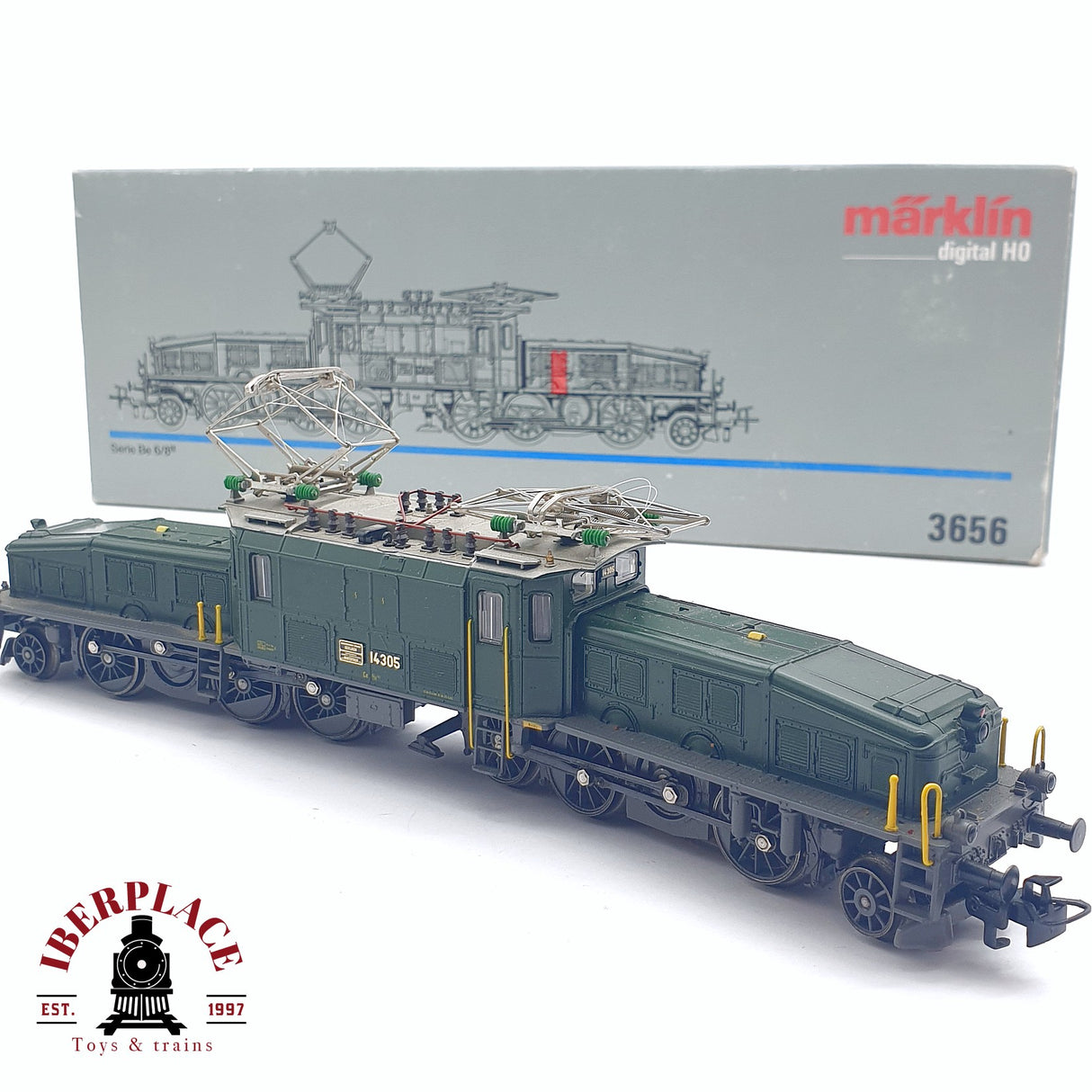 ♻️ 2da mano - Märklin 3656 Digital Locomotora eléctrica 14305 Serie Be 6/8 H0 escala 1:87