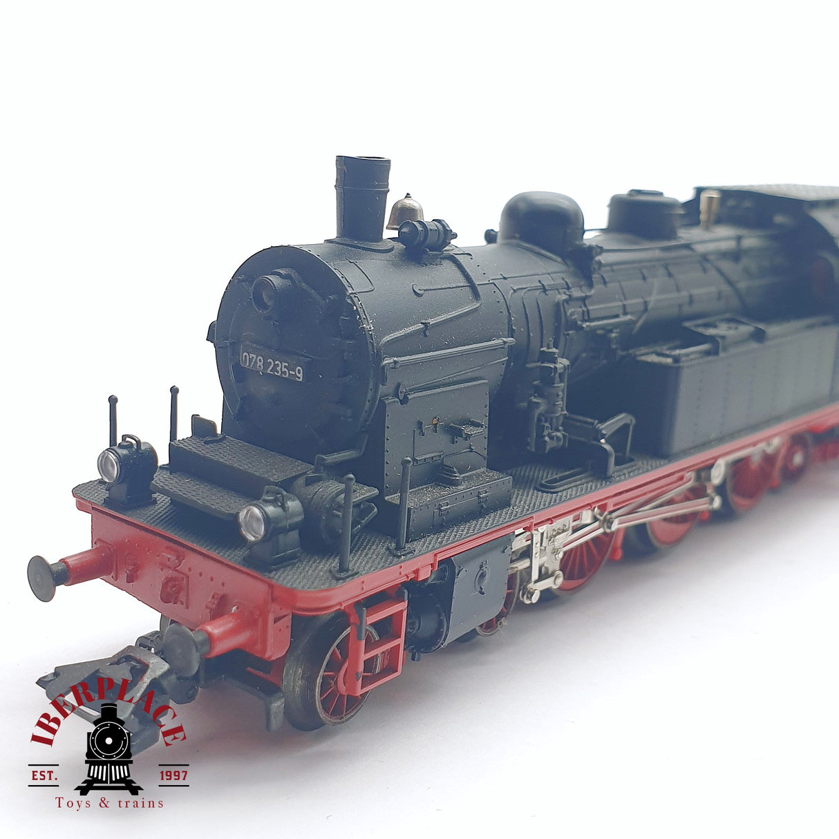 ♻️ 2da mano - Märklin 3306 Locomotora de vapor DB 078 235-9 Negra H0 escala 1:87