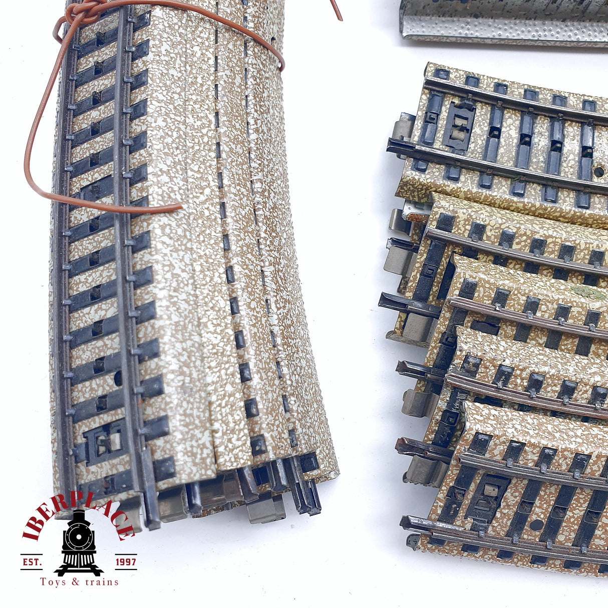 ♻️ 2da mano - 49x Märklin 5106 5100 5200 vías rectas y curvas sistema M H0 escala 1:87