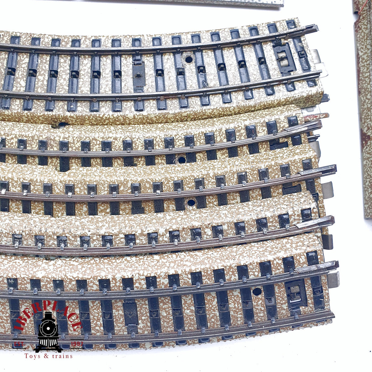 ♻️ 2da mano - 49x Märklin 5106 5100 5200 vías rectas y curvas sistema M H0 escala 1:87