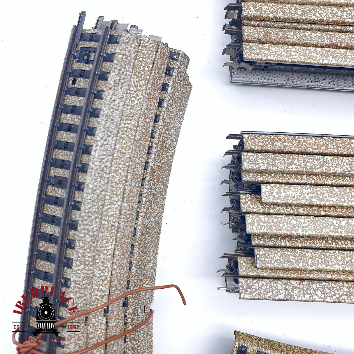 ♻️ 2da mano - 49x Märklin 5106 5100 5200 vías rectas y curvas sistema M H0 escala 1:87