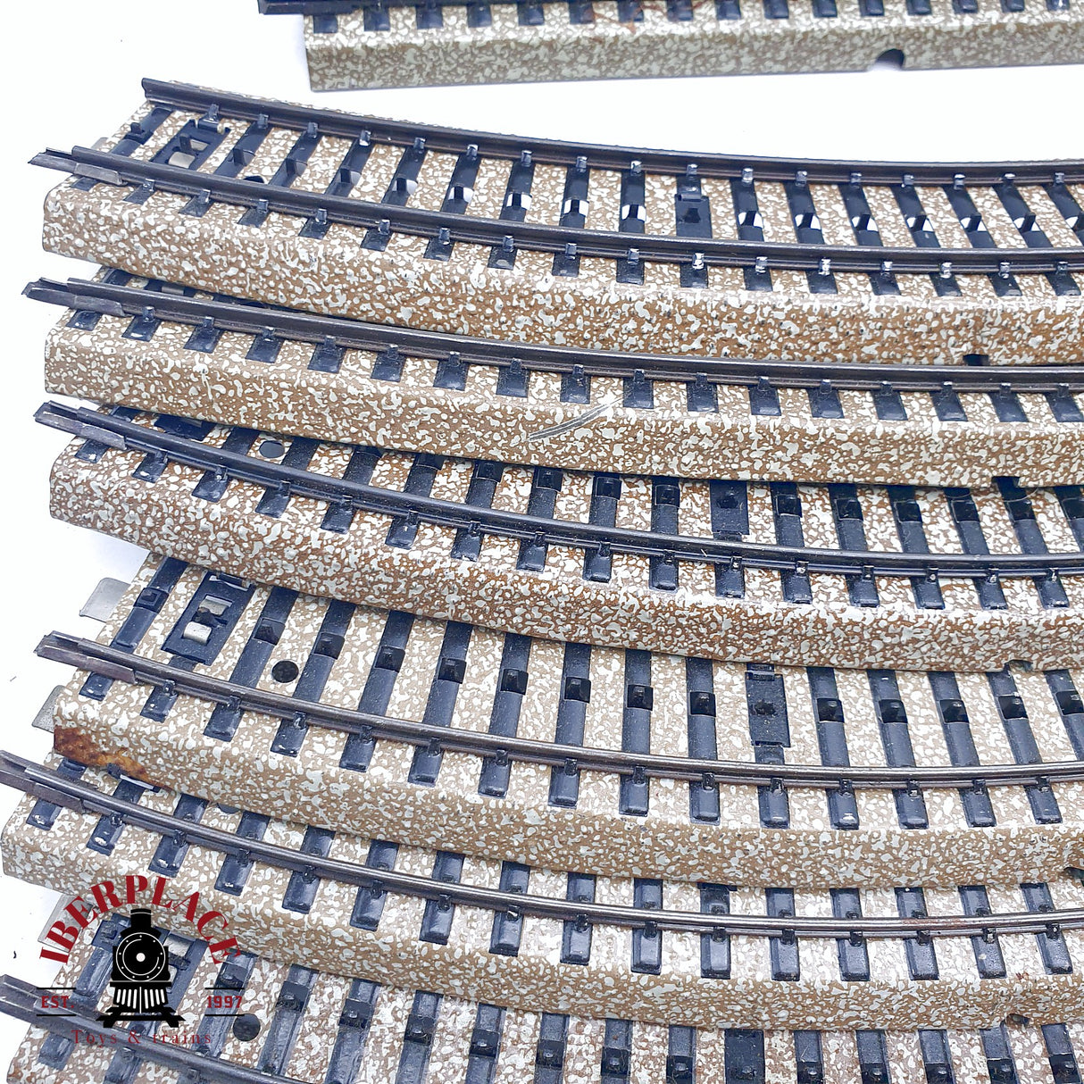 ♻️ 2da mano - 45x Märklin 5120 5100 5106 vías rectas y curvas sistema M H0 escala 1:87