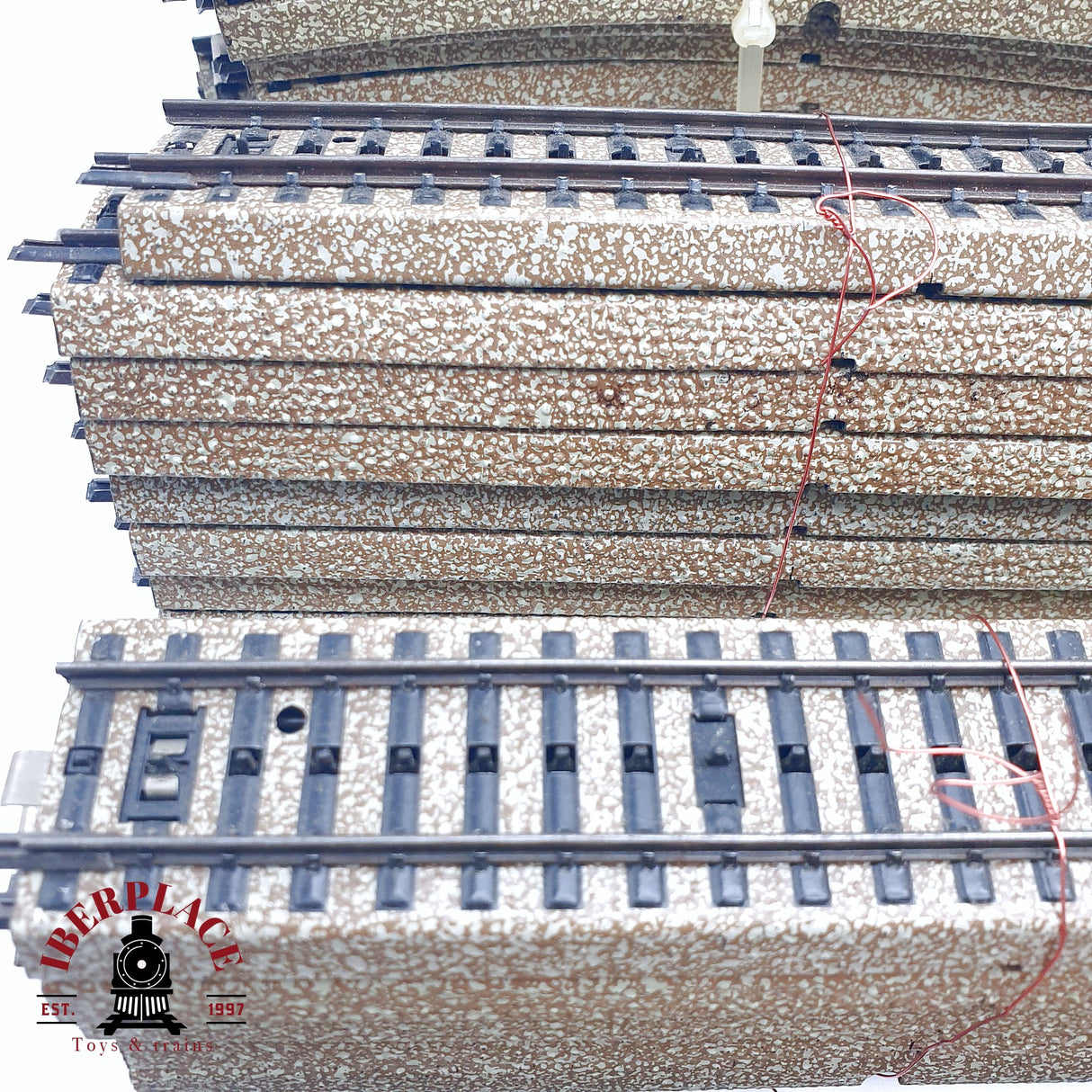 ♻️ 2da mano - 50x Märklin 5106 5100 vias rectas y curvas sistema M H0 escala 1:87