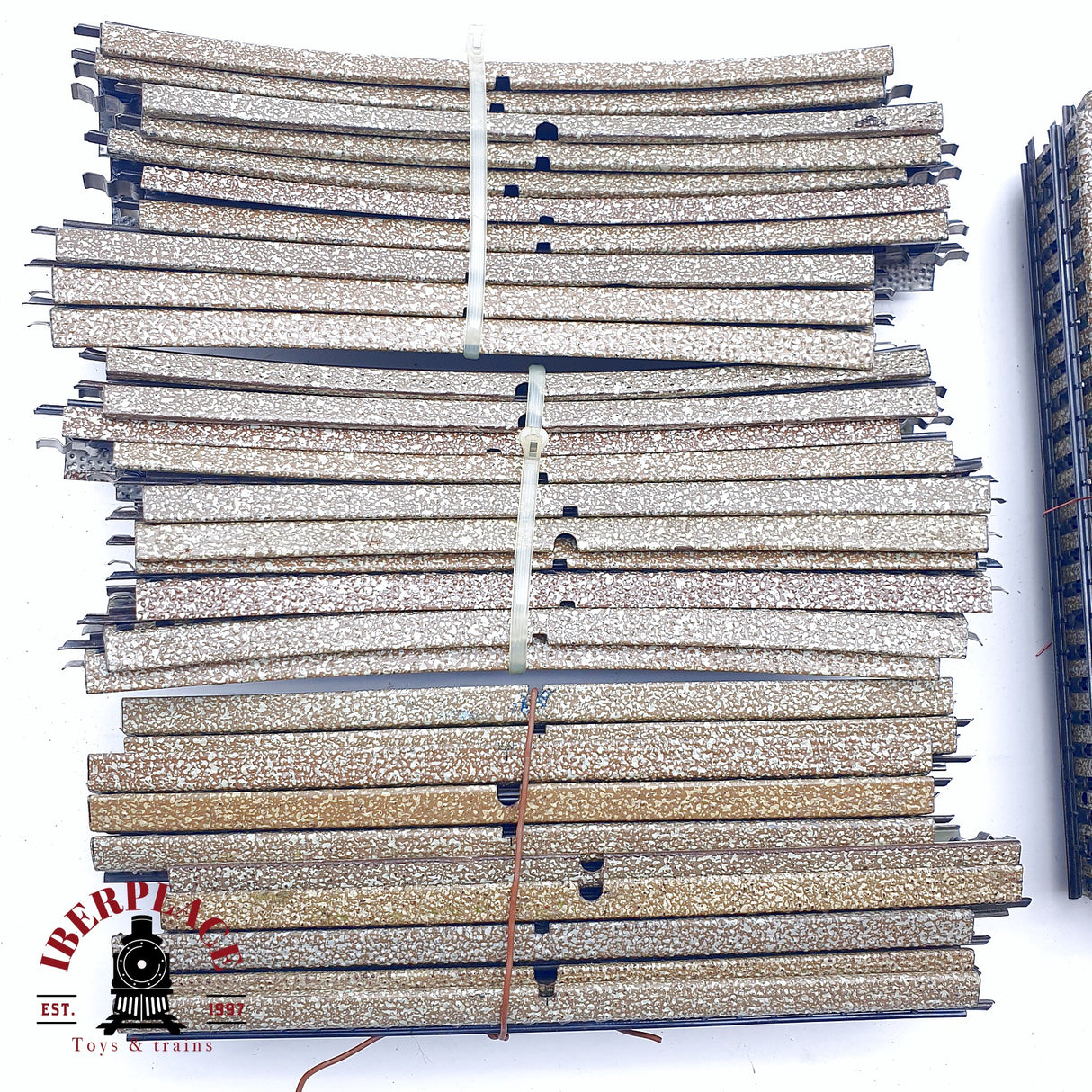 ♻️ 2da mano - 50x Märklin 5100 5106 vías rectas y curvas sistema M H0 escala 1:87