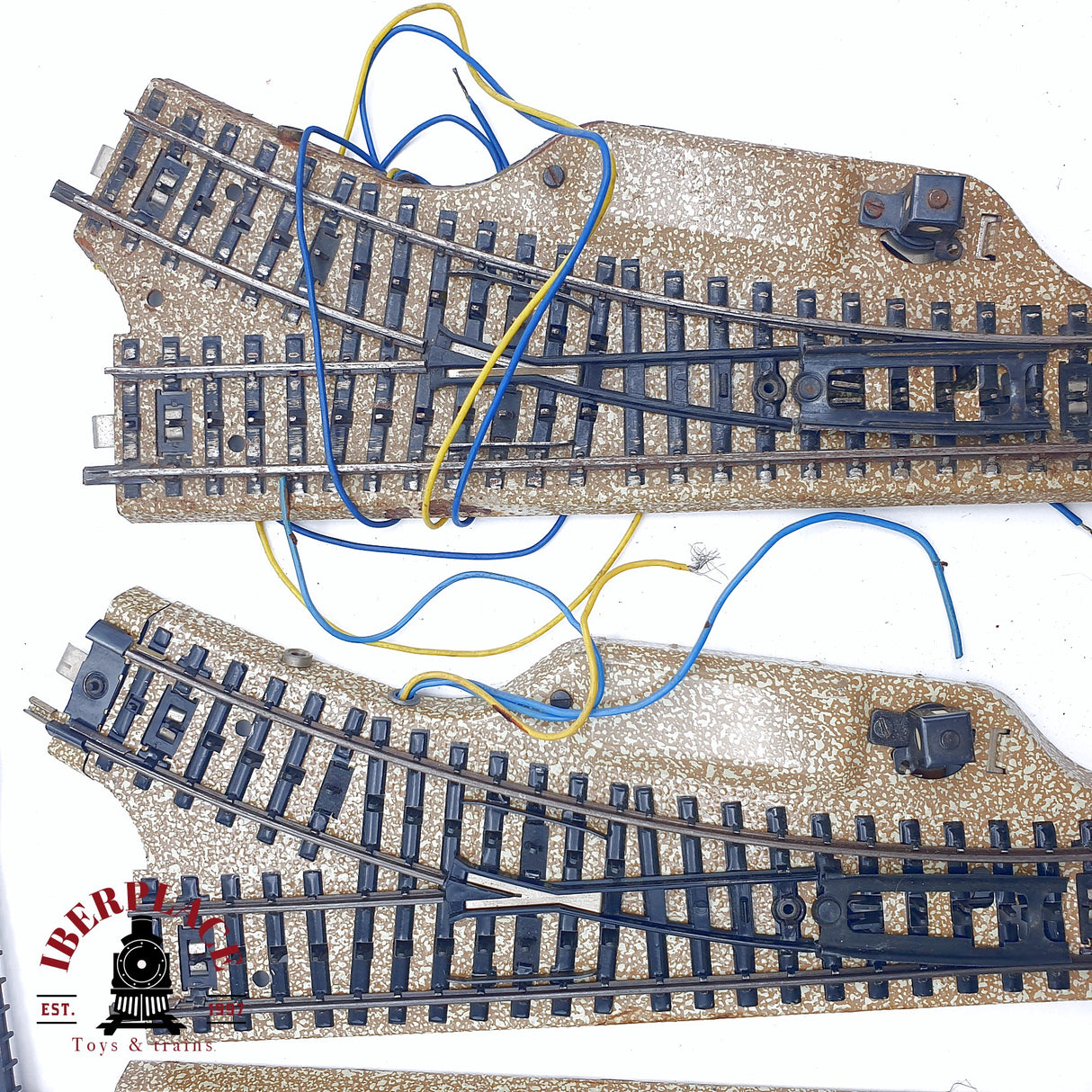 ♻️ 2da mano - 9x Märklin 5118 5106 5112 vías, desvíos, vías de desacoplamiento sistema M H0 escala 1:87