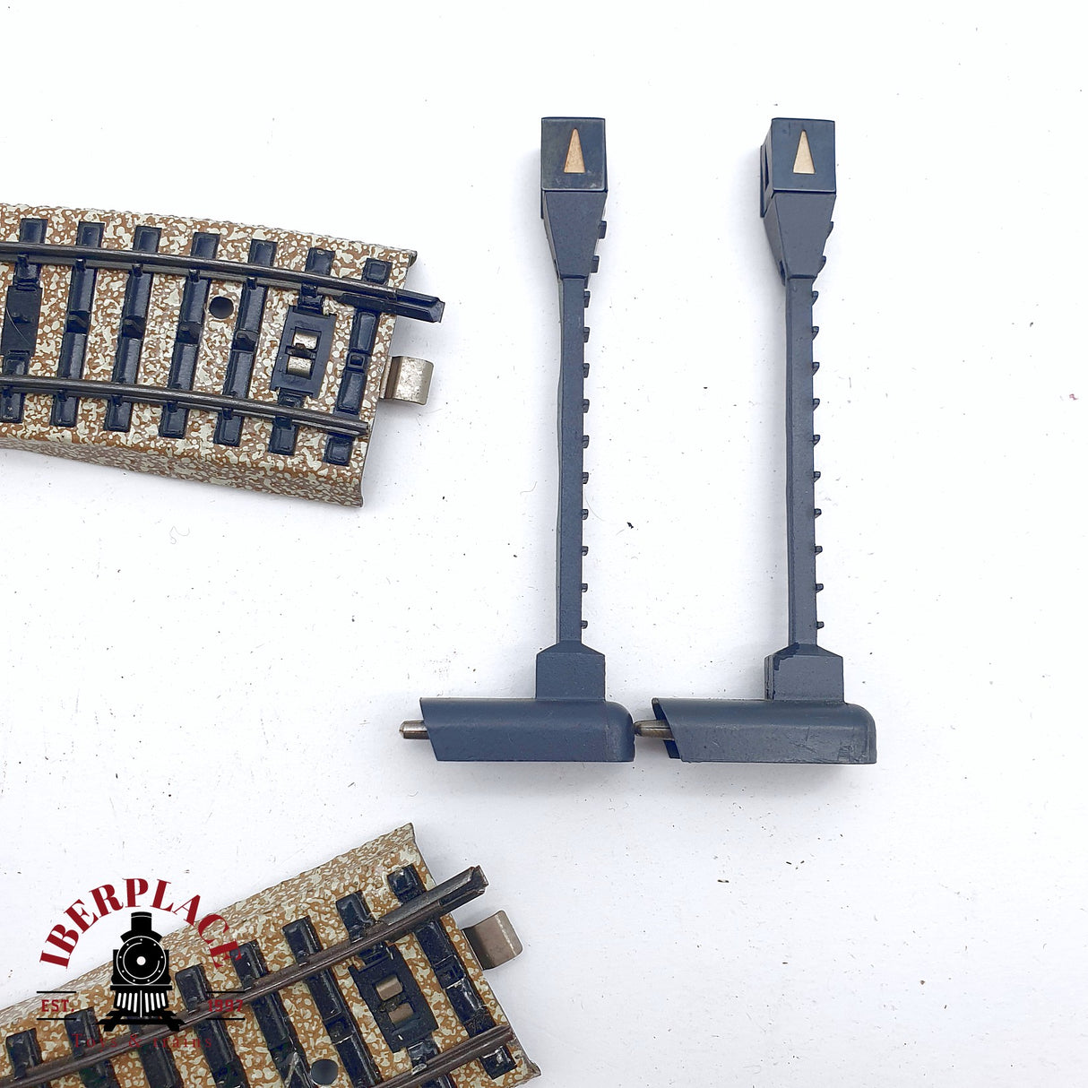 ♻️ 2da mano - 7x Märklin 5142 5112 Desviós izquierda derecha vías de desacoplamiento sistema M H0 escala 1:87