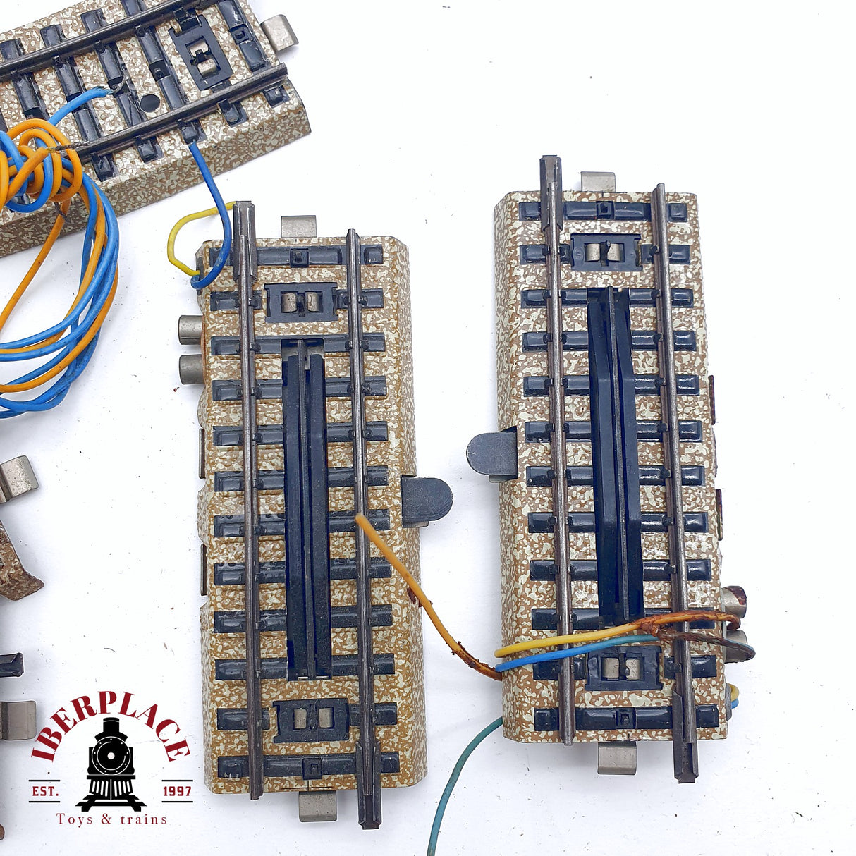 ♻️ 2da mano - 7x Märklin 5142 5112 Desviós izquierda derecha vías de desacoplamiento sistema M H0 escala 1:87