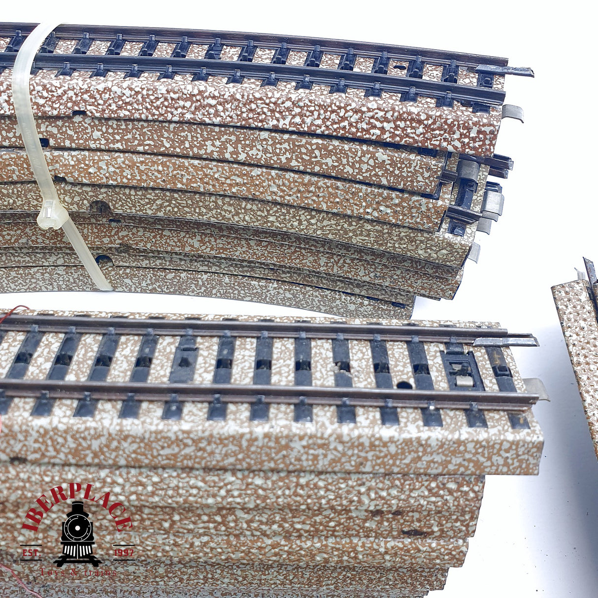 ♻️ 2da mano - 50x Märklin 5106 5100 vias rectas y curvas sistema M H0 escala 1:87