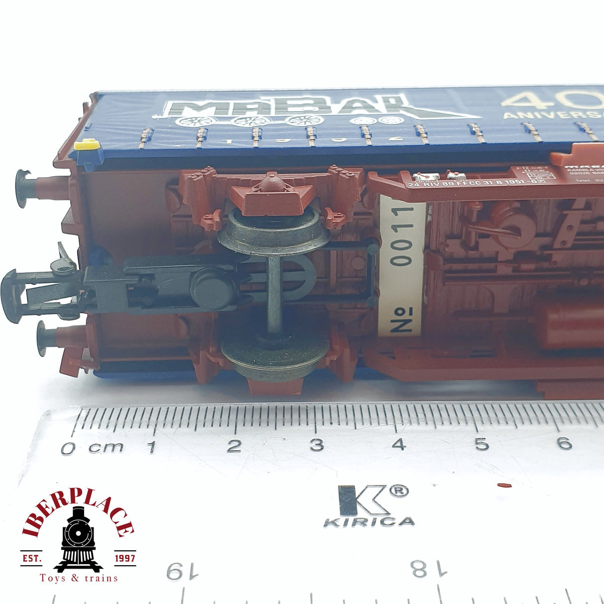 🆕 💡Electrotren - DC Vagón conmemorativo Mabar 40 aniversario 115 de 500 unidades H0 escala 1:87