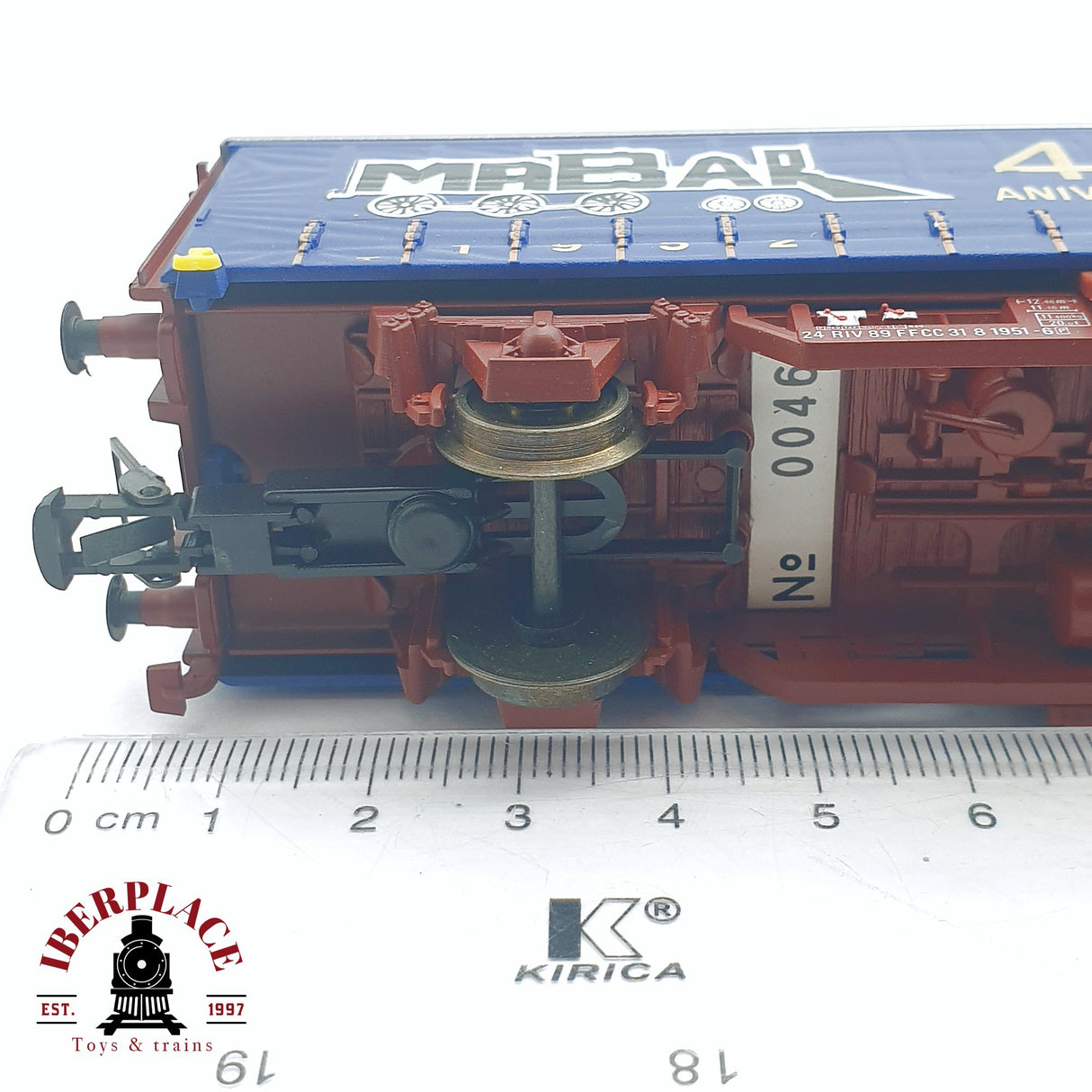 🆕 Electrotren - DC Vagón conmemorativo Mabar 40 aniversario 469 de 500 unidades H0 escala 1:87