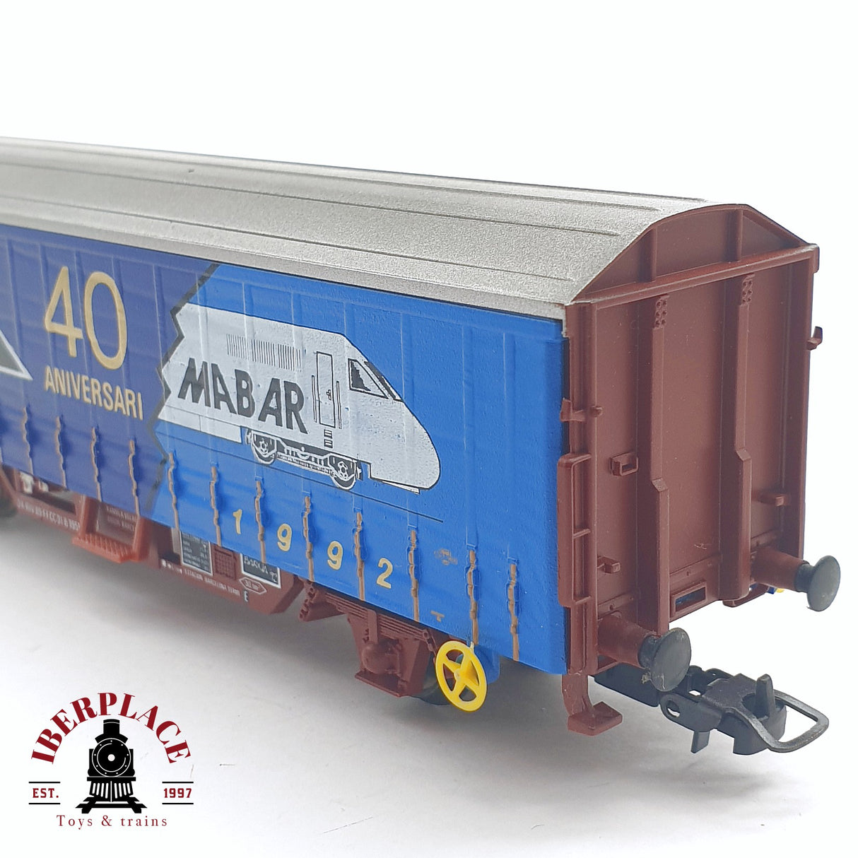 🆕💡 Electrotren - DC Vagón conmemorativo Mabar 40 aniversario 232 de 500 unidades, Falta tope H0 escala 1:87