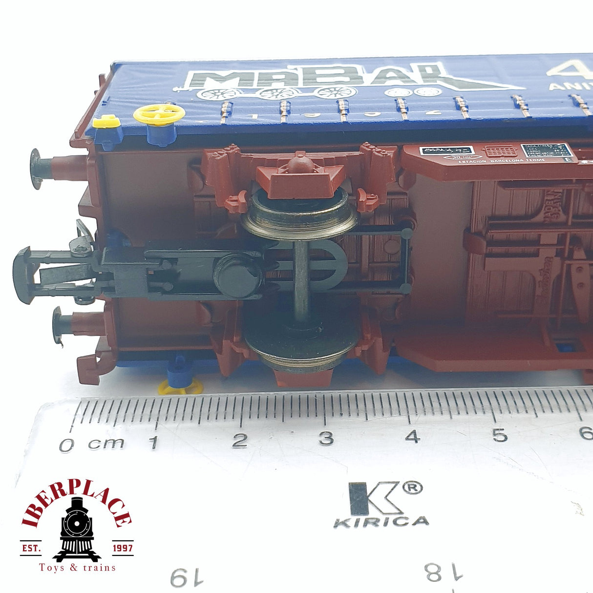 🆕💡 Electrotren - DC Vagón conmemorativo Mabar 40 aniversario 232 de 500 unidades, Falta tope H0 escala 1:87