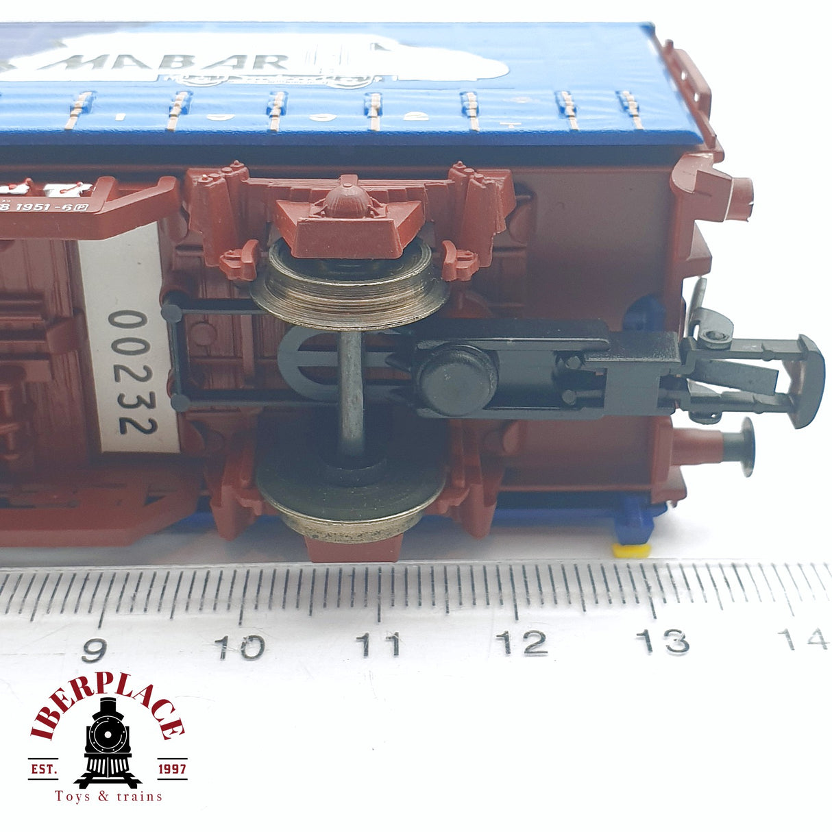 🆕💡 Electrotren - DC Vagón conmemorativo Mabar 40 aniversario 232 de 500 unidades, Falta tope H0 escala 1:87