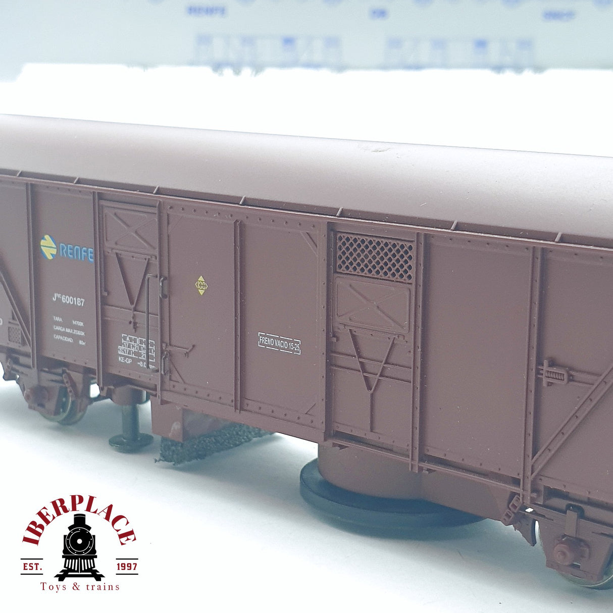🆕 Mabar - 81800 Vagón limpiavías RENFE 600187 analógico DC Nuevo con caja H0 escala 1:87