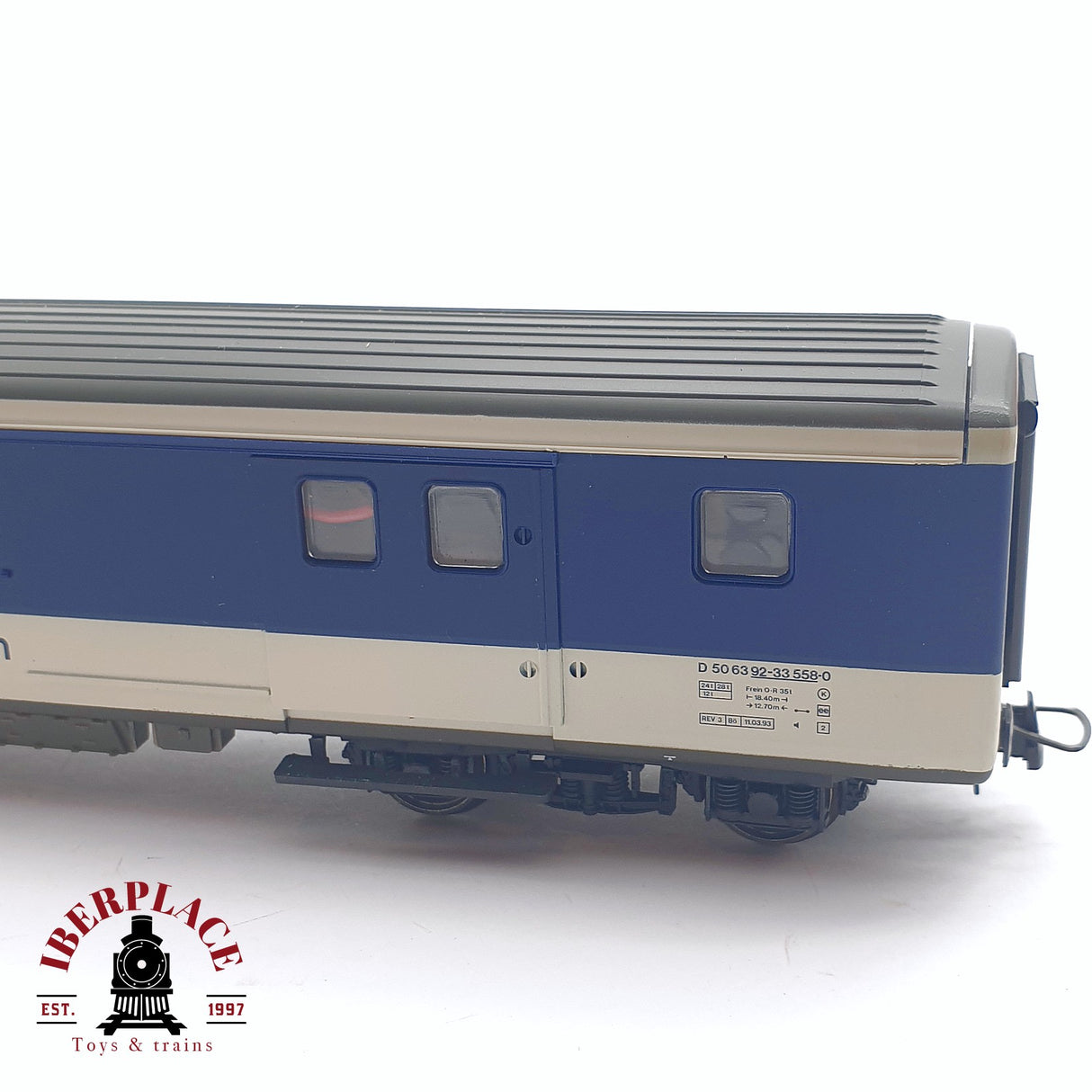 ♻️ 2da mano - Roco 44476 Furgon BLS Lötschbergbahn H0 escala 1:87