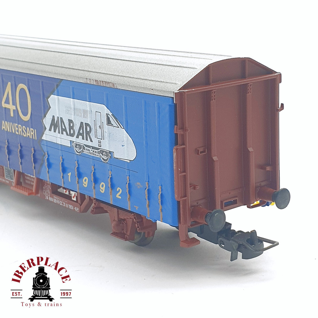🆕 💡 Electrotren - DC Vagón conmemorativo Mabar 40 aniversario 458 de 500 unidades H0 escala 1:87