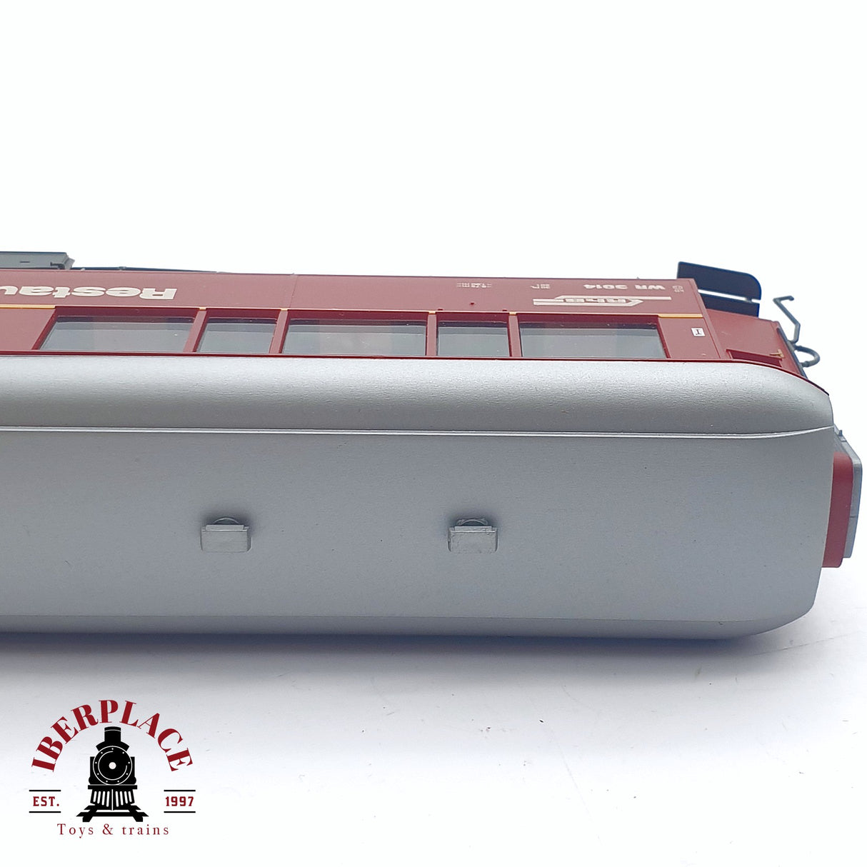 ♻️ 2da mano - DC BEMO 3274 114 coche restaurante Rhb rojo H0m/H0n3 escala