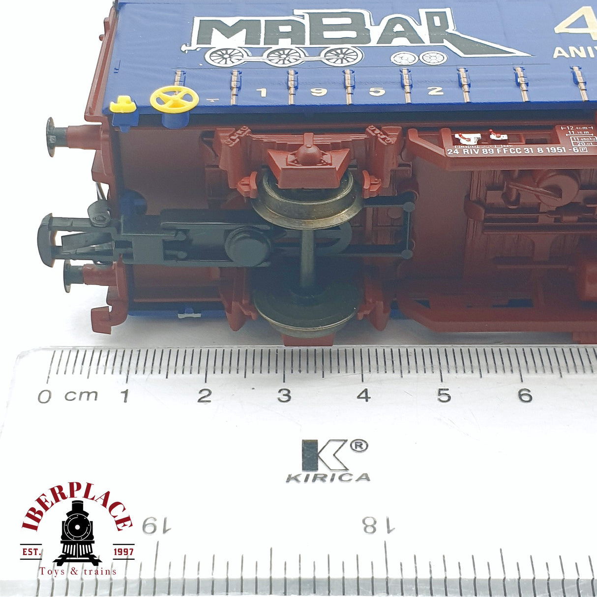 🆕 💡 Electrotren - DC Vagón conmemorativo Mabar 40 aniversario 458 de 500 unidades H0 escala 1:87