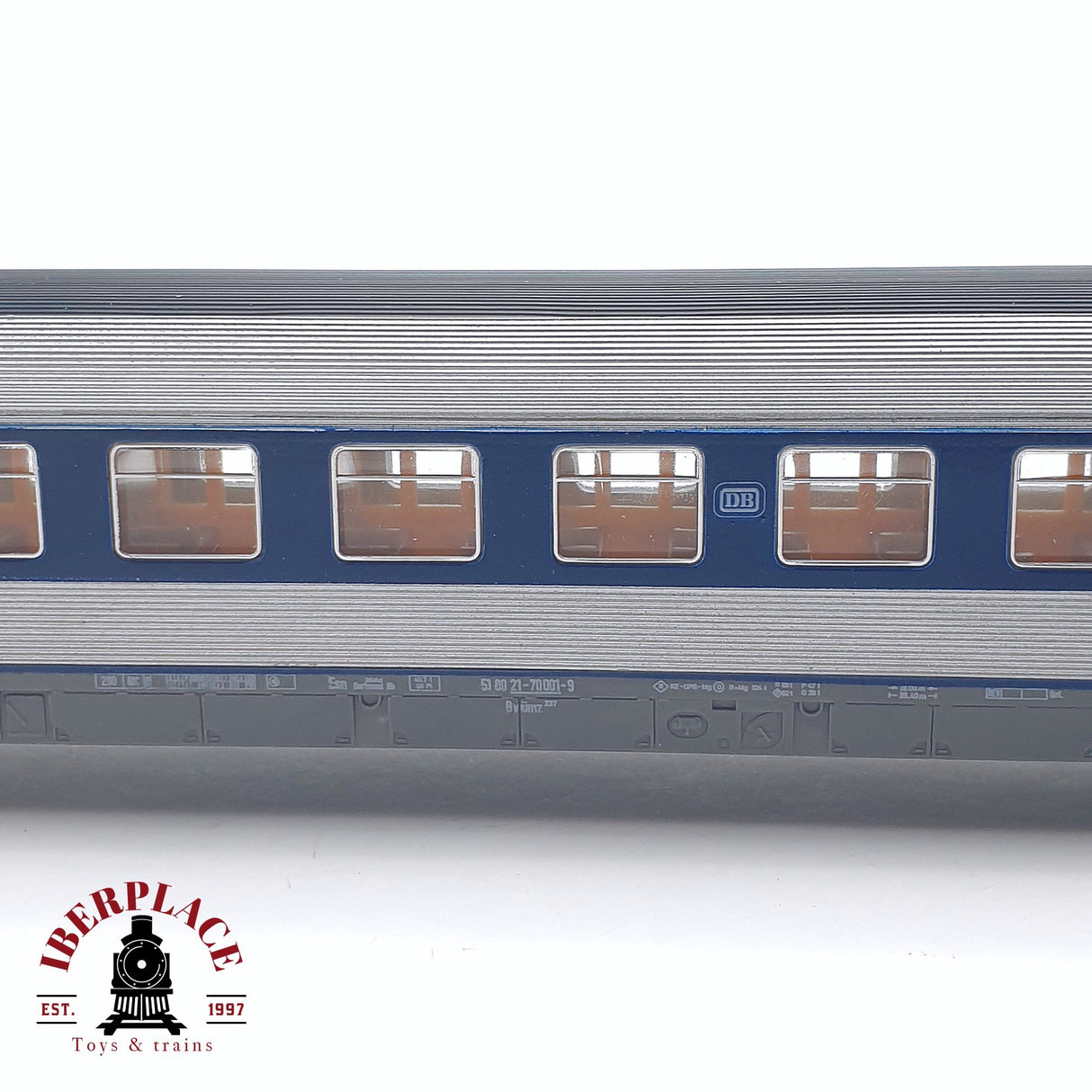 ♻️ 2da mano - DC Roco 4257 vagón pasajeros DB clase 2 H0 escala 1:87