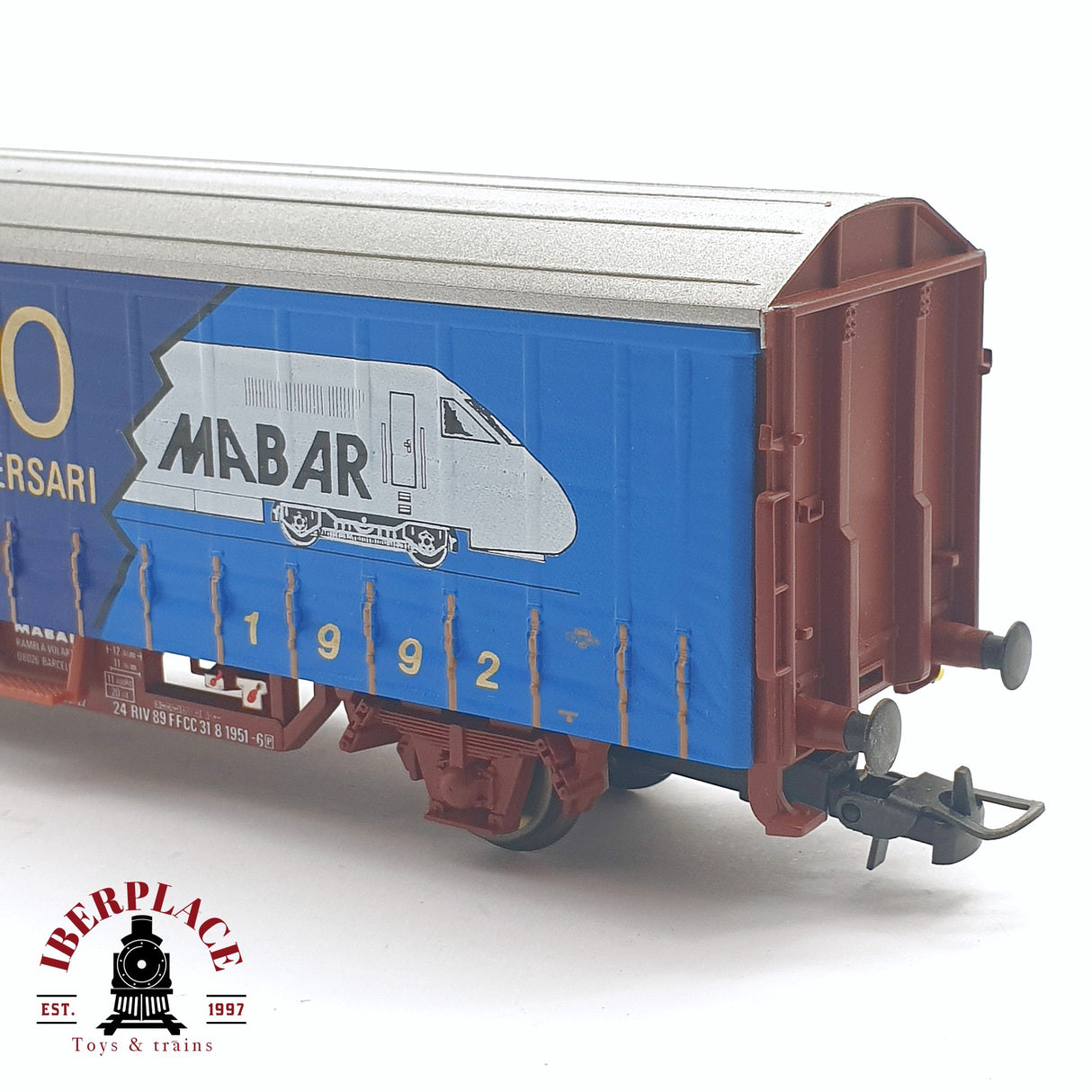 🆕 Electrotren - DC Vagón conmemorativo Mabar 40 aniversario 278 de 500 unidades H0 escala 1:87