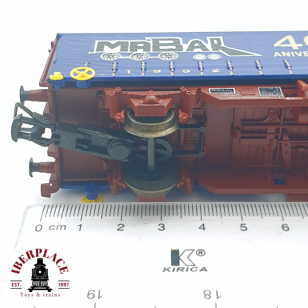 🆕 💡 Electrotren - DC Vagón conmemorativo Mabar 40 aniversario 004 de 500 unidades H0 escala 1:87