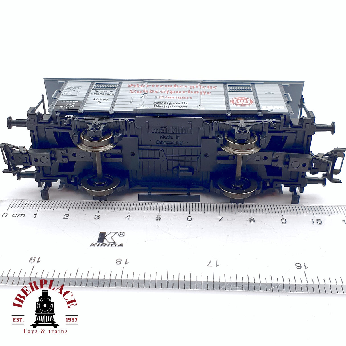 ♻️ 2da mano - Märklin Museum 1999 vagón mercancias Göppingen 48998 DR H0 escala 1:87