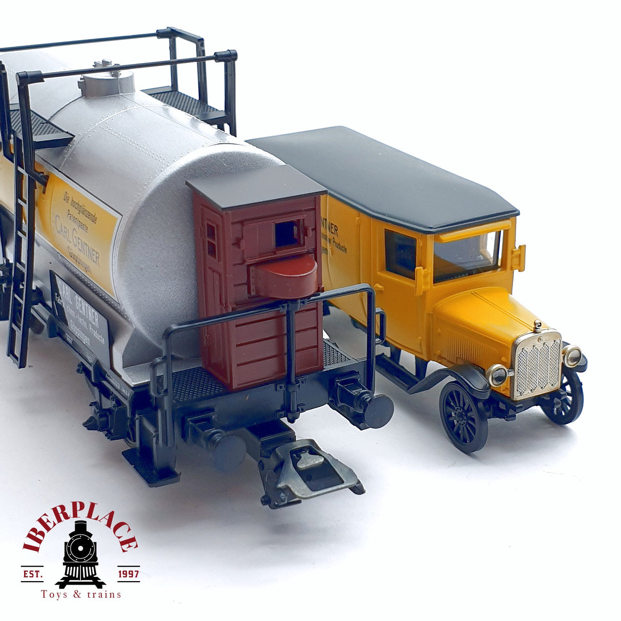 ♻️ 2da mano - Märklin Museum 1995 cisterna nigrin Carl Gentner Göppingen H0 escala 1:87