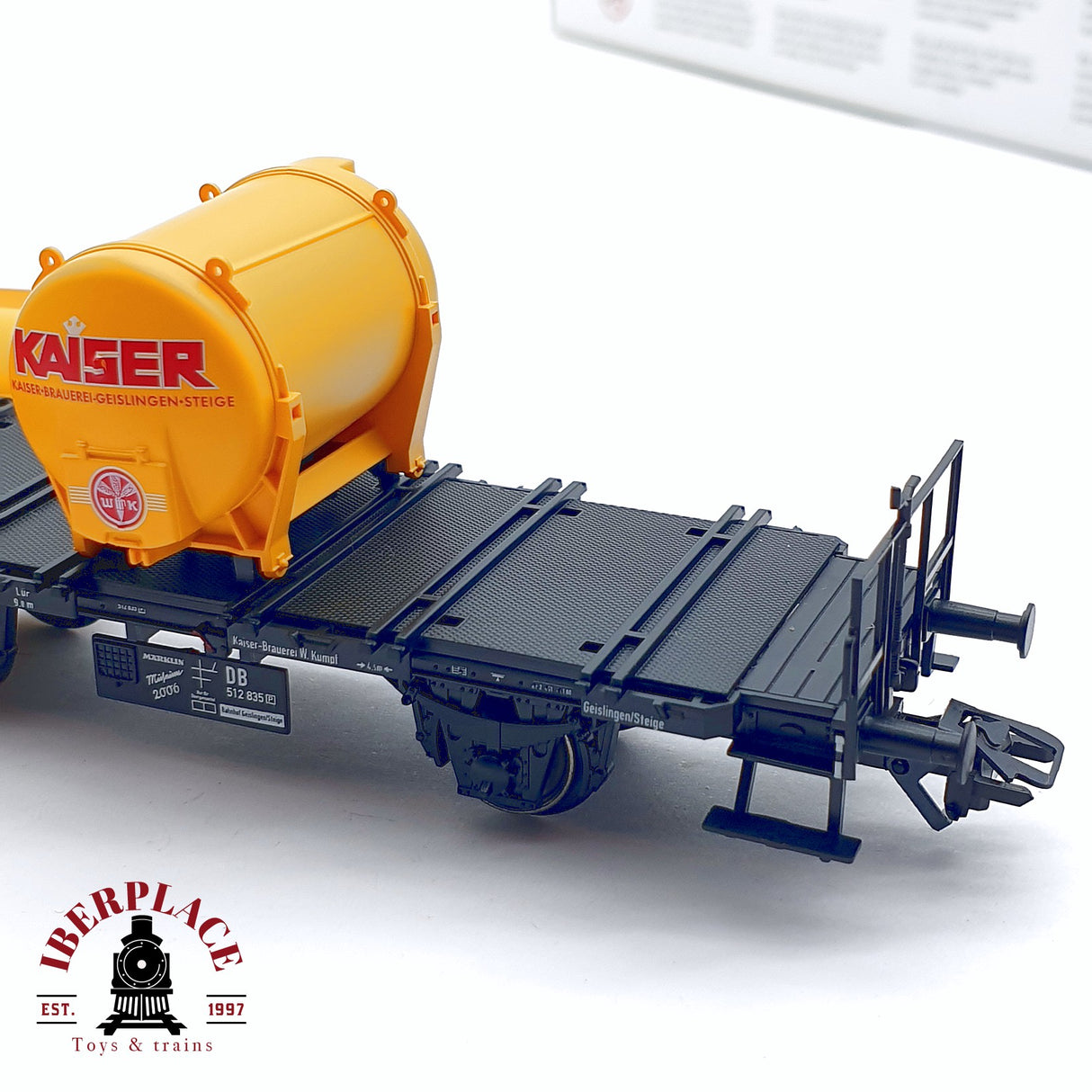 ♻️ 2da mano - Märklin Museum 2006 vagón KAISER Brewery DB H0 escala 1:87