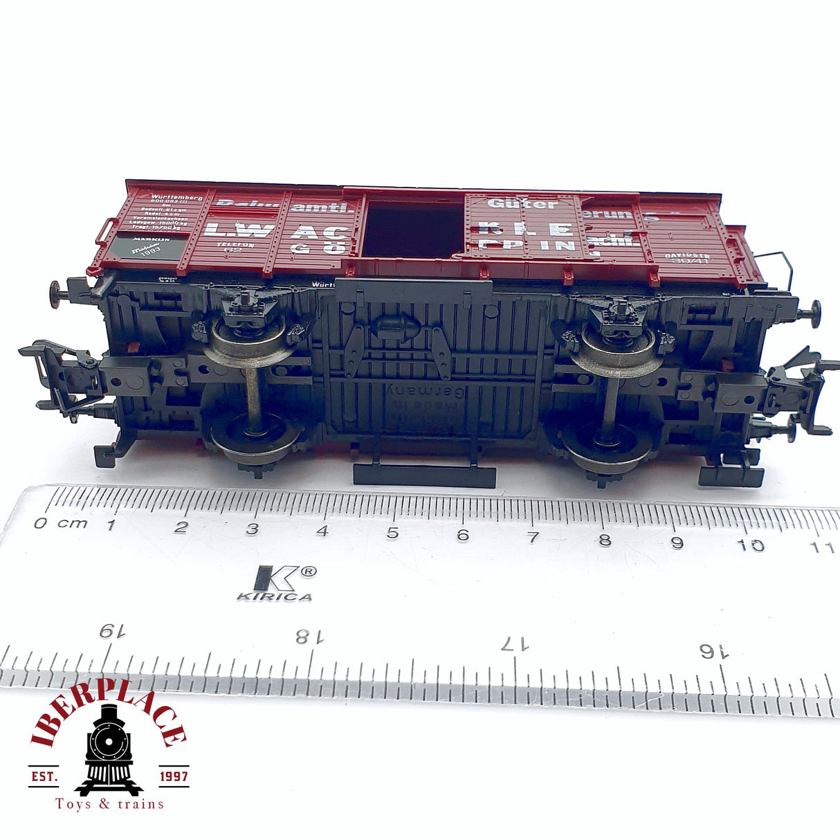 ♻️ 2da mano - Märklin Museum 1993 vagón L. Wackler Göppingen H0 escala 1:87