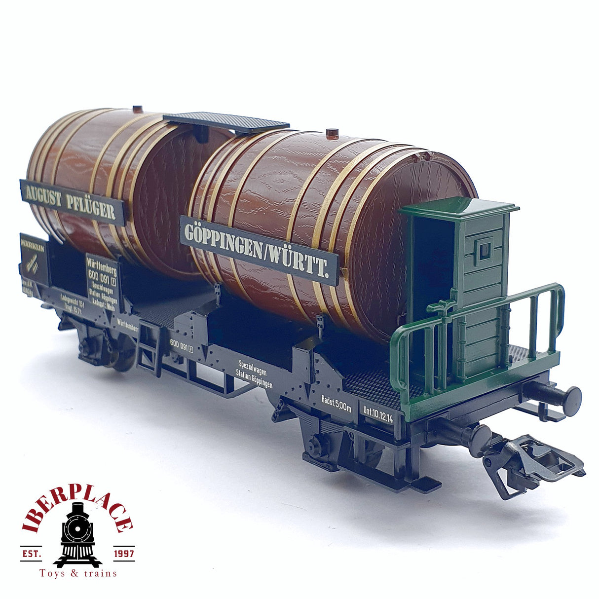 ♻️ 2da mano - Märklin Museum 1991 vagón August Pflüger Göppingen H0 escala 1:87