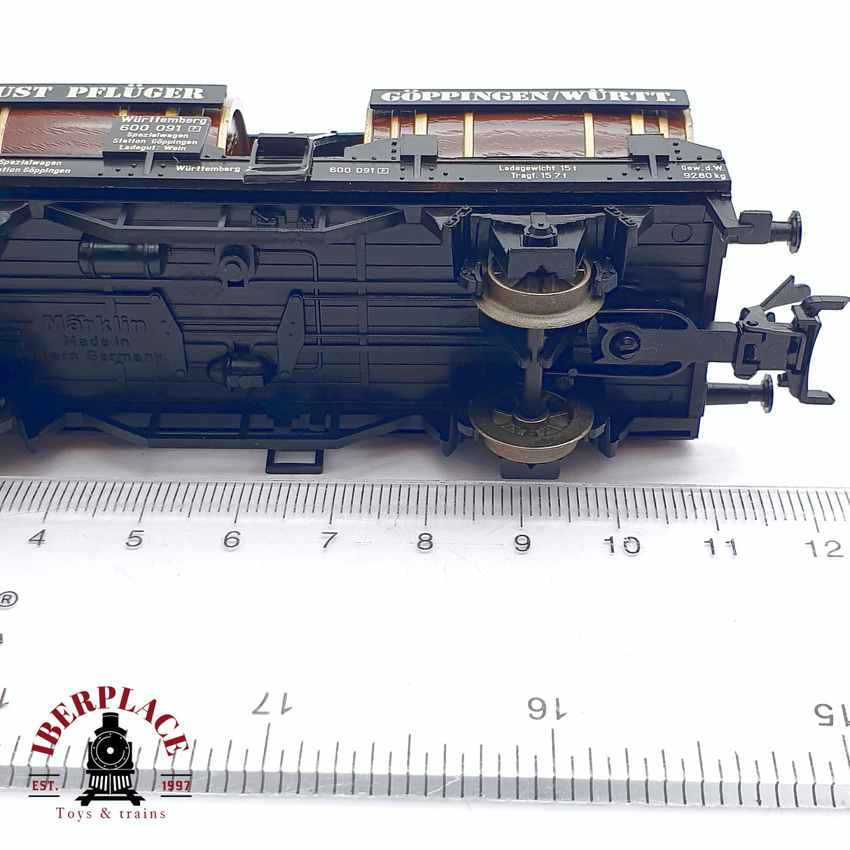 ♻️ 2da mano - Märklin Museum 1991 vagón August Pflüger Göppingen H0 escala 1:87