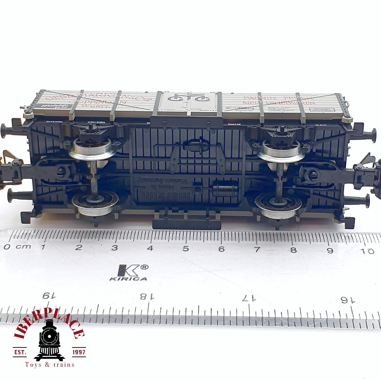 ♻️ 2da mano - Märklin Museum 1990 vagón Fabrik Feiner Metallspielwaren H0 escala 1:87