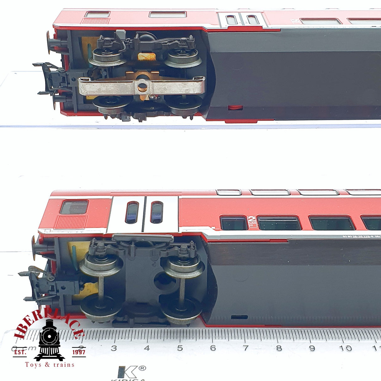 ♻️ 2da mano - Märklin 2x vagones de pasajero de doble piso Re Kassel HBF DB H0 escala 1:87
