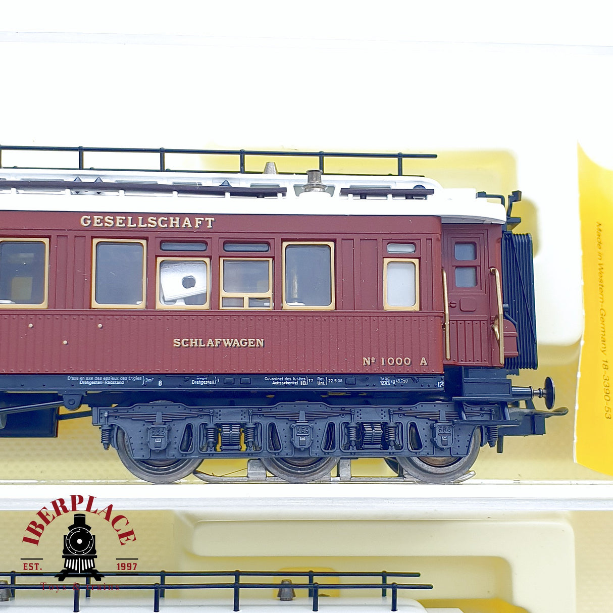 ♻️ 2da mano - AC Trix 5x vagones restaurante camas salón compañía internacional wagons Lits H0 escala 1:87