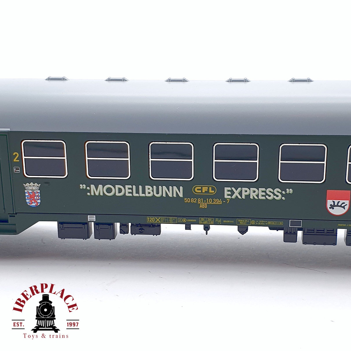 ♻️ 2da mano - Märklin 84126 vagón Express Luxembourg Göppingen 2/9/1994 CFL H0 escala 1:87