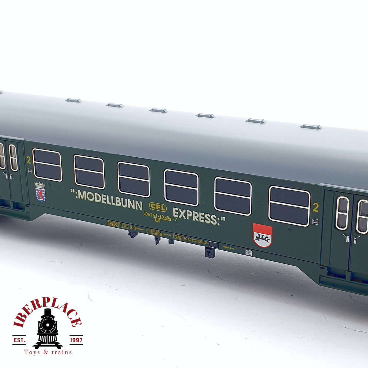 ♻️ 2da mano - Märklin 84126 vagón Express Luxembourg Göppingen 2/9/1994 CFL H0 escala 1:87