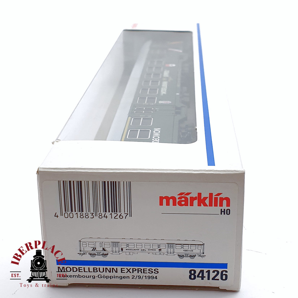 ♻️ 2da mano - Märklin 84126 vagón Express Luxembourg Göppingen 2/9/1994 CFL H0 escala 1:87
