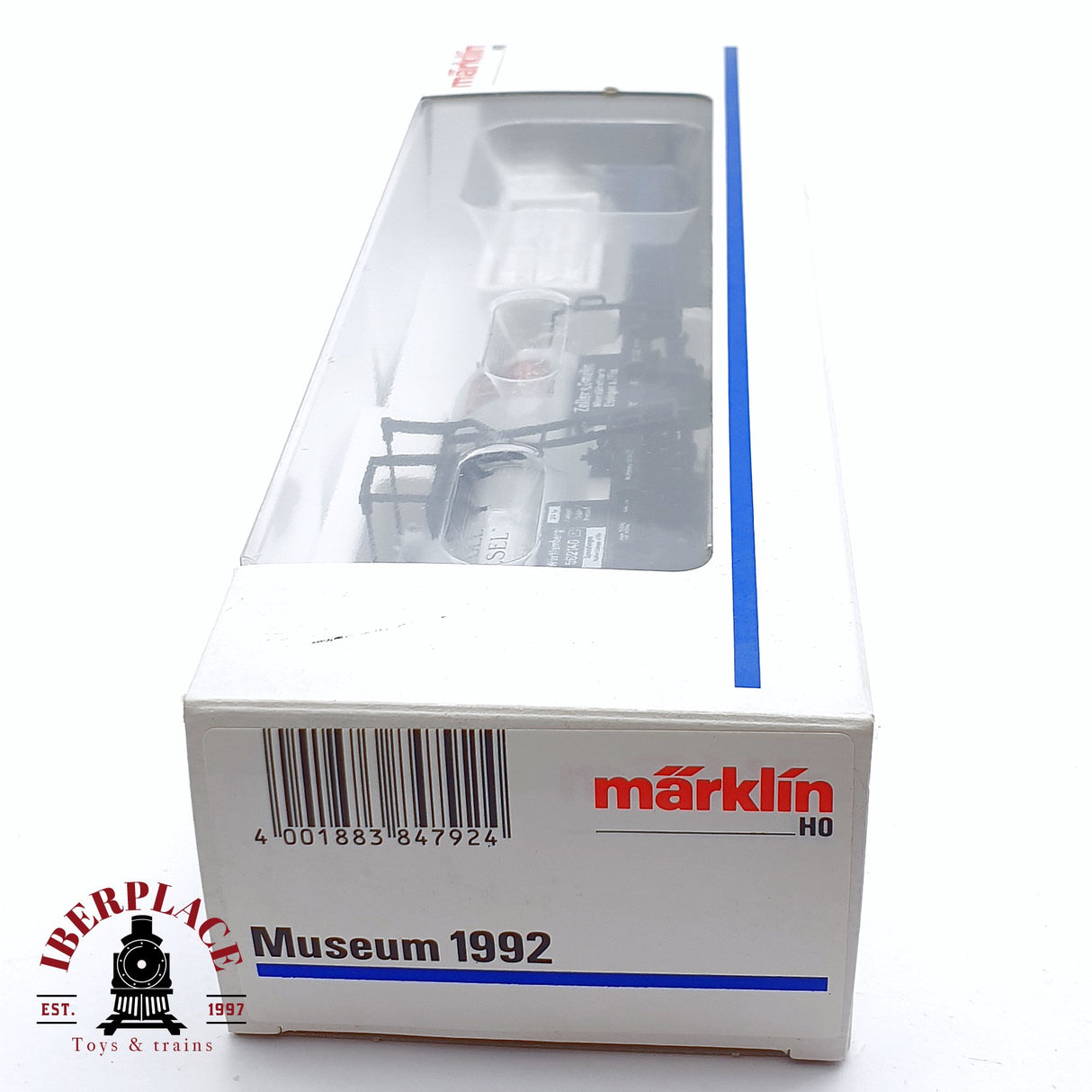 ♻️ 2da mano - Märklin Museum 1992 vagón especial Gas-oel Diesel Mercedes Benz H0 escala 1:87