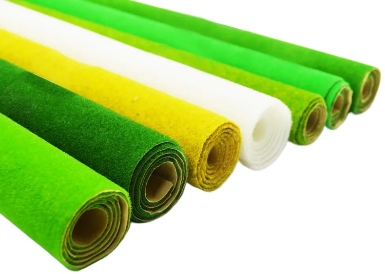 Iberplace Alfombra de Césped Artificial 41×100 cm (7 Colores) – Ideal para Maquetas, Dioramas y Belenes