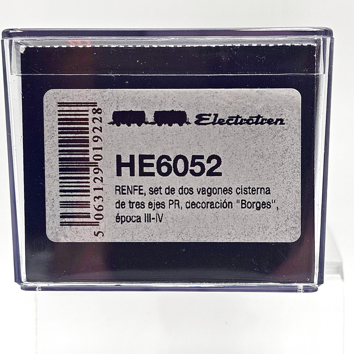 Set de 2 vagones cisterna RENFE “Borges” de 3 ejes – Escala H0 – Electrotren HE6052 (época III))