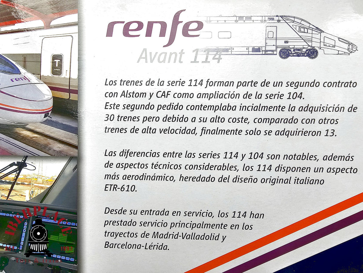 1:87 Electrotren E10200 tren S-114 RENFE escala H0 00 analogica