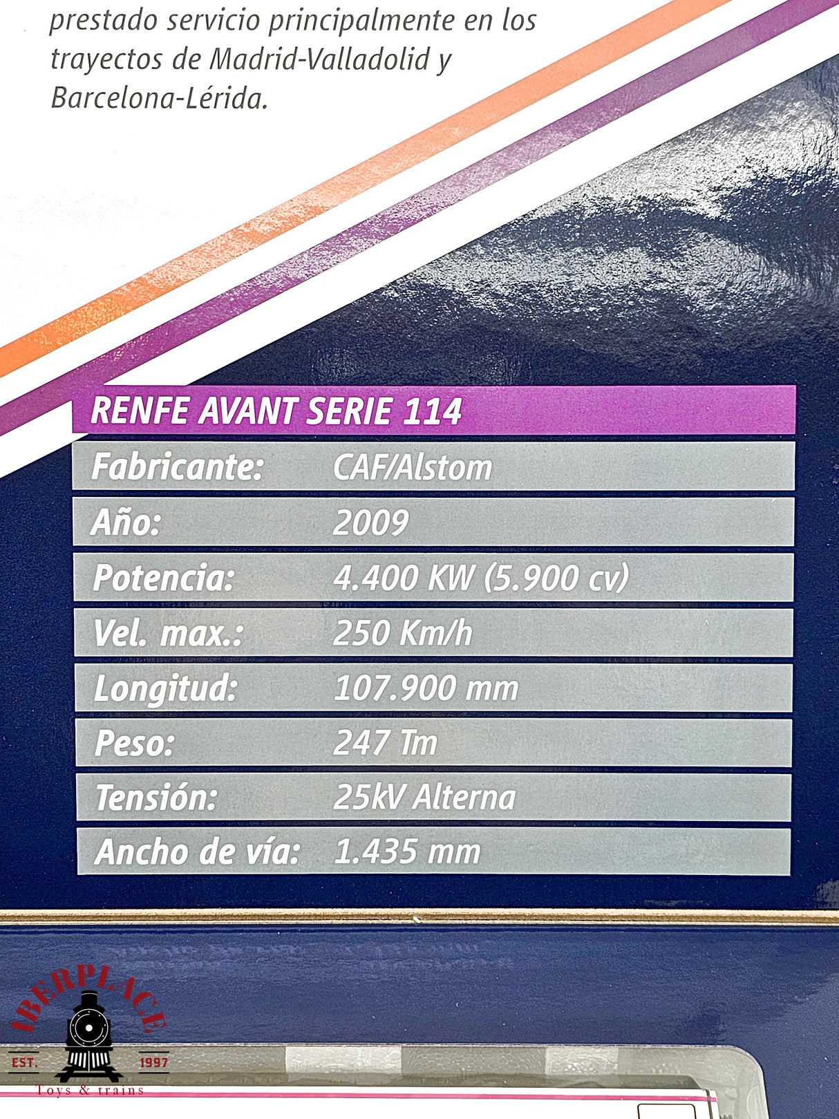 1:87 Electrotren E102001D DCC Digital tren S-114 RENFE Avant escala H0 00