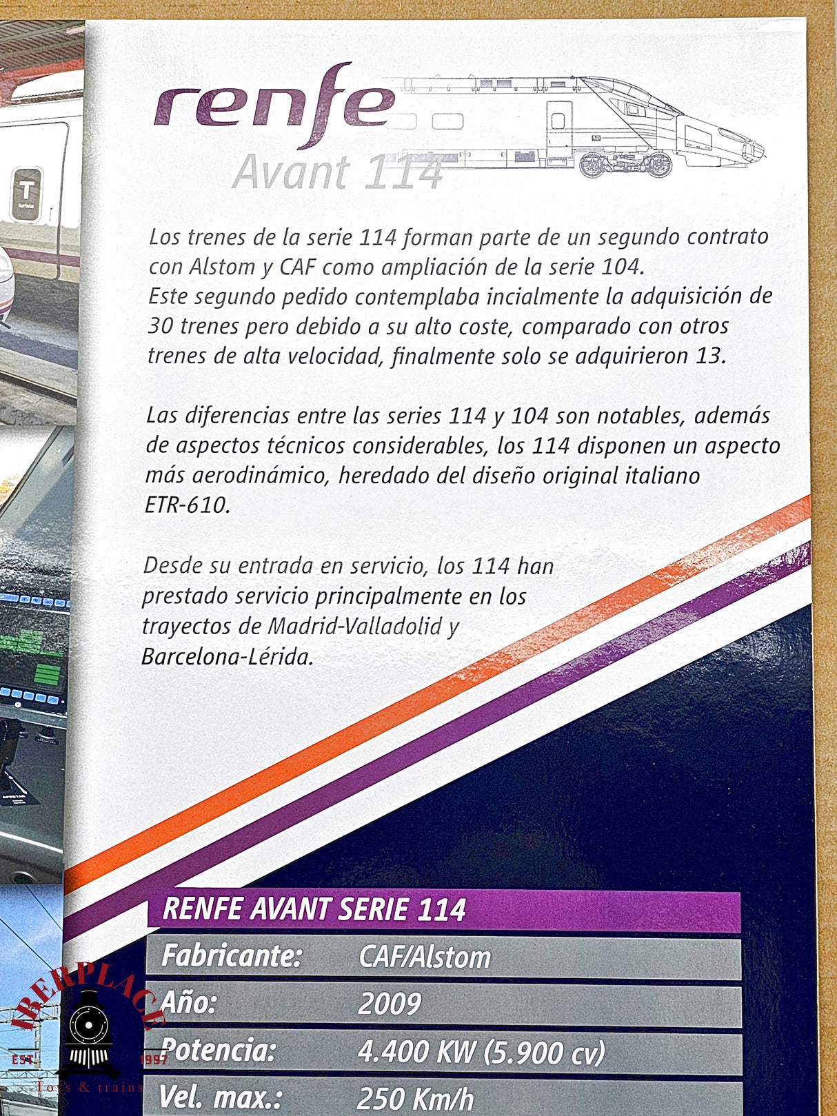 1:87 Electrotren E102001D DCC Digital tren S-114 RENFE Avant escala H0 00