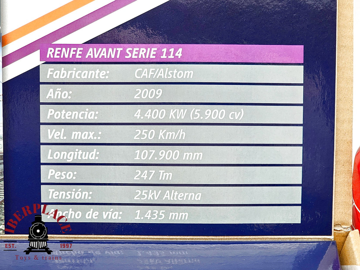 1:87 Electrotren E10201 tren S-114 RENFE Avant escala H0 00 analogico NEM