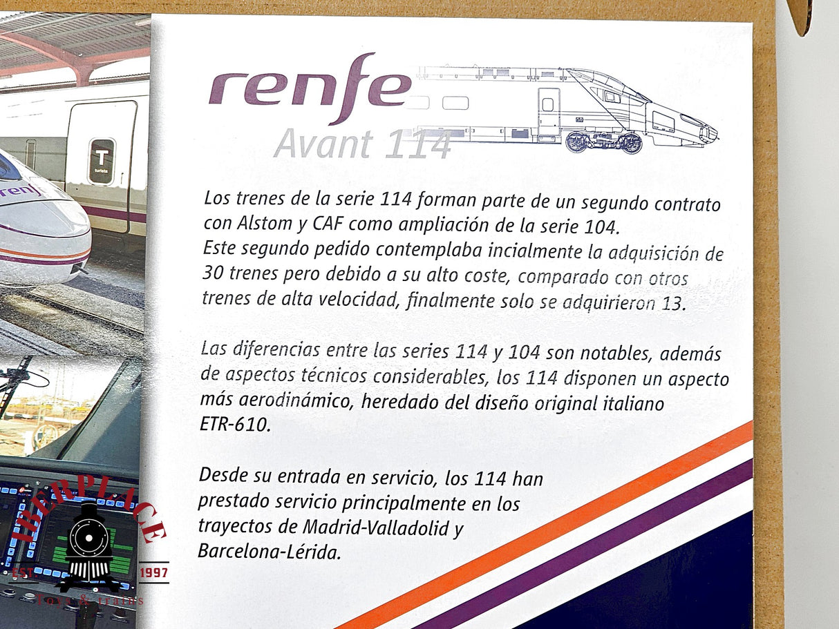 1:87 Electrotren E10201 tren S-114 RENFE Avant escala H0 00 analogico NEM