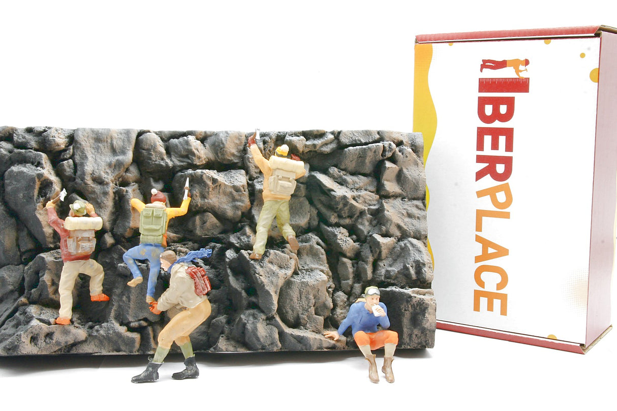 Iberplace 40031 Figuras de Escaladores para Dioramas 1:22,5